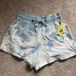Blue Tie-Dye Women's Shorts